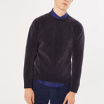 Olivier Velvet Sweater // Navy (S)