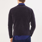 Olivier Velvet Sweater // Navy (S)