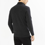 Easton Zipper Sweater // Antra-Melange (S)