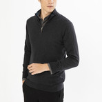 Easton Zipper Sweater // Antra-Melange (S)