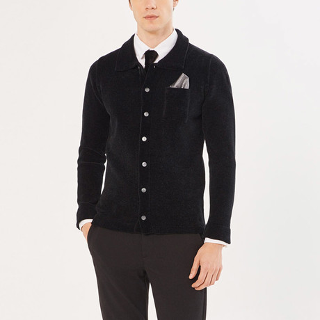 Eastwick Polo Knitwear Jacket // Black (S)