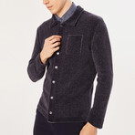 Eastwick Polo Knitwear Jacket // Indigo (M)