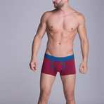 S1 Short Boxer // Red Wine (XL)