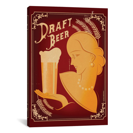 Draft Beer // American Flat (26"W x 18"H x 0.75"D)