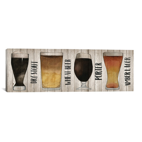 Beer Chart II // Grace Popp (12"W x 36"H x 0.75"D)