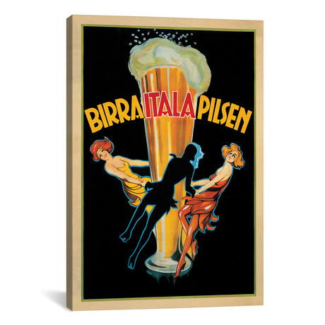 Birra Itala Pilsen, 1920 Ca. // Top Art Portfolio (26"W x 18"H x 0.75"D)