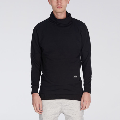 Mock Neck Sweater // Black (XS)