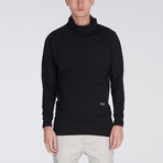 Mock Neck Sweater // Black (XS)
