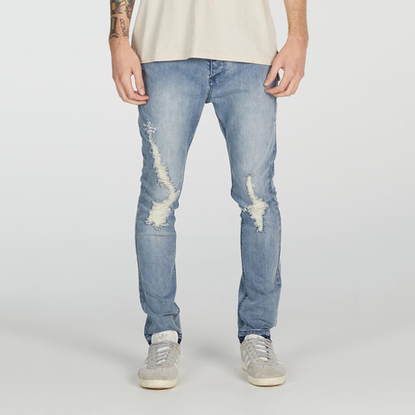 Joe Blow Denim // Sandblast Blue Shred (29WX32L)