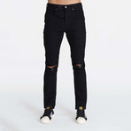 Joe Blow Destroyed Denim // Black (29WX32L)