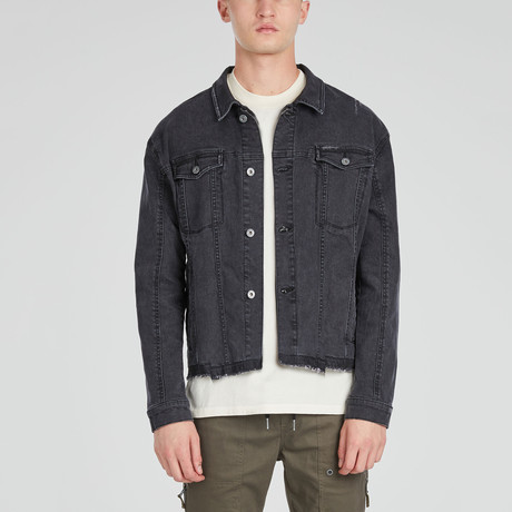 Snitch Denim Jacket // Black (XS)