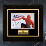 Spider-Man // Tom Holland + Stan Lee Signed Photo // Custom Frame