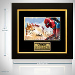 Iron Man + Spider-Man // Tom Holland, Robert Downey Jr. + Stan Lee Signed Promotional Art Photo // Custom Frame