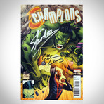 Champions #1 // Stan Lee + Greg Land Signed Comic Book (Signed Comic Book Only)
