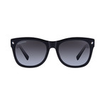 Dsquared2 // Modern Sunglasses // Shiny Black + Gradient Smoke
