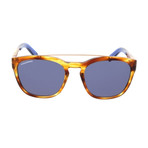 Dsquared2 // Classic Top Bar Sunglasses // Light Brown + Blue