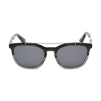 Zegna // Men's Top Bar Sunglasses // Colored Horn + Smoke