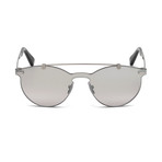 Zegna // Men's Single Lens Sunglasses // Gray + Smoke Mirror