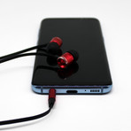 Fighter Pro HD In-Ear Headphones // Red
