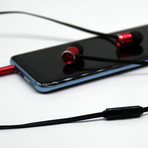 Fighter Pro HD In-Ear Headphones // Red