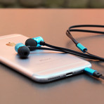 Fighter Pro HD In-Ear Headphones // Blue