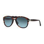Classic Sunglasses // Dark Havana + Blue Gradient (54mm)