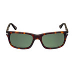Persol Squared Sunglasses // Dark Havana + Grey