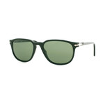 Persol // Classic 3019 Sunglasses // Black + Green