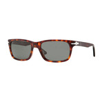 Persol Squared Sunglasses // Dark Havana + Grey