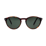 Classic Round Sunglasses V1 // Havana + Green