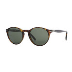 Classic Round Sunglasses V1 // Havana + Green