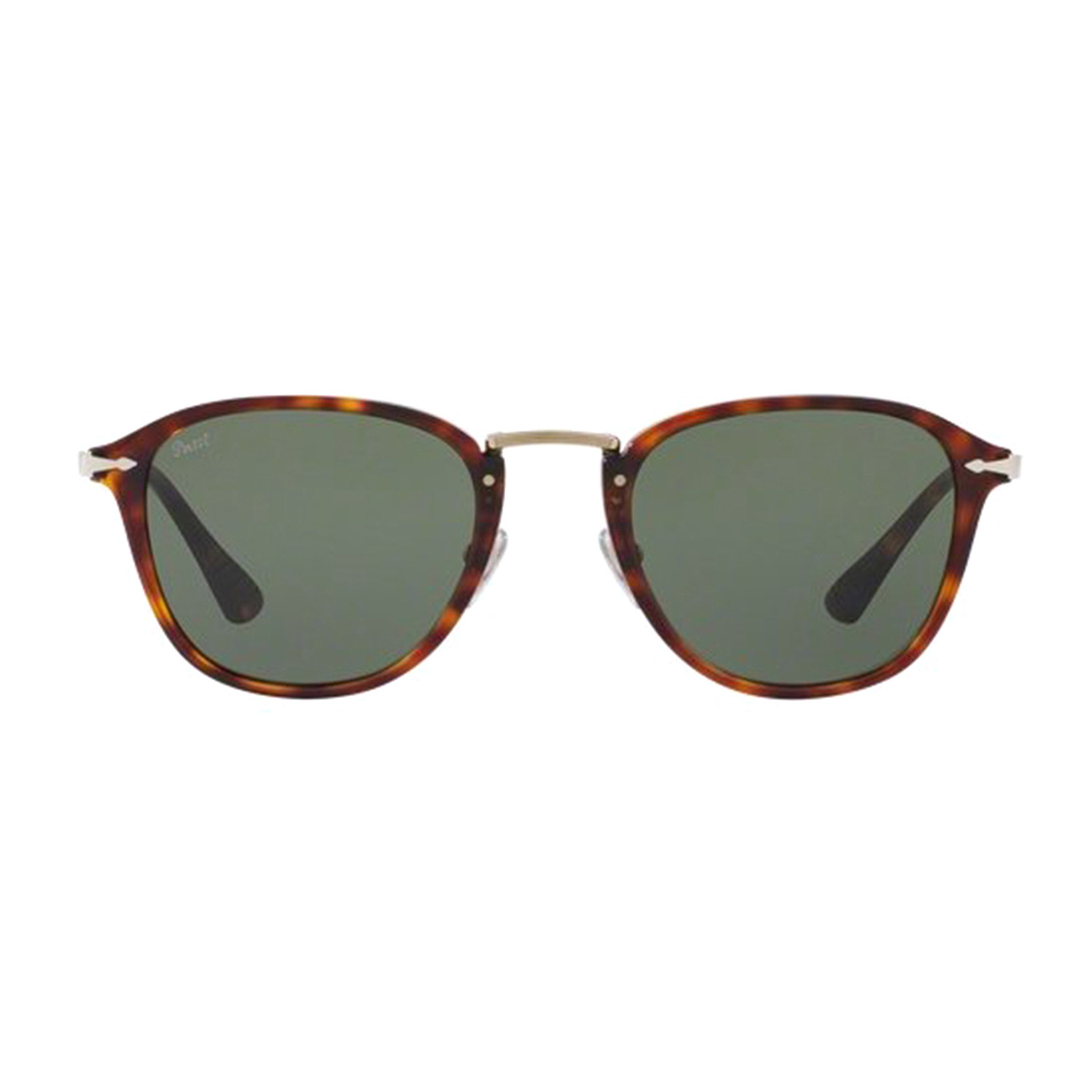 Persol Acetate + Metal Sunglasses // Dark Havana + Green - Persol ...