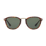 Persol Acetate + Metal Sunglasses // Dark Havana + Green