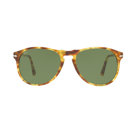 Persol Vinatge Sunglasses // Yellow Tortoise + Green