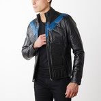 Nightwing Padded Leather Jacket // Black (L)