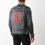 Transformers Autobots Leather Jacket // Gray (S)