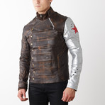 Winter Soldier Goatskin Jacket // Weathered Brown (XL)