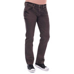Dimples Jeans // Brown (3XL)
