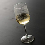 Boston Map Wine Glass // 2-Pack