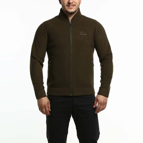 Avicenna Polar Jacket // Dark Khaki (S)