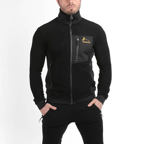 Anemone Full Zip Polar // Black + Black (S)