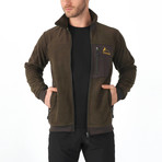 Anemone Full Zip Polar // Dark Khaki (M)