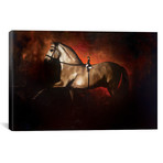 Dressage, A Horses View (26"W x 18"H x 0.75"D)