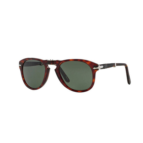 Men's 714 Iconic Folding Sunglasses // Havana + Green (54mm)
