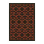 Rose Red Border (2'10.5"L x 4'2"W)