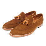 Suede Tassel Loafers // Tobacco (Euro: 45)