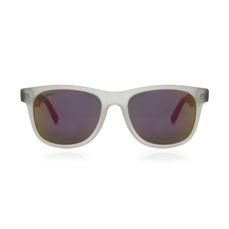 Dsquared2 // Crystal Mirror Sunglasses // Crystal + Gradient Mirror Violet