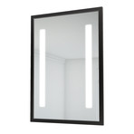 Retro Collection LED Bathroom Mirror // 23" x 35" // Black