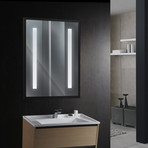 Retro Collection LED Bathroom Mirror // 36" x 42"