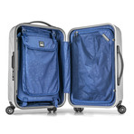 Solon Polycarbonate Spinner Luggage // Silver (22")